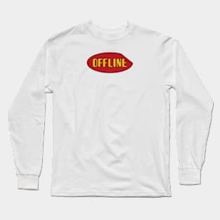 OFFLINE STICKERS Long Sleeve T-Shirt